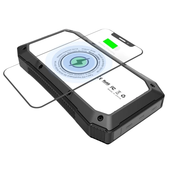 Vista Sun Chaser 10,000 mAh Mini Solar Phone Charger with LED Flood Light