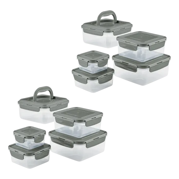 Rachael Ray 20-Piece Nestables Food Storage Square Set