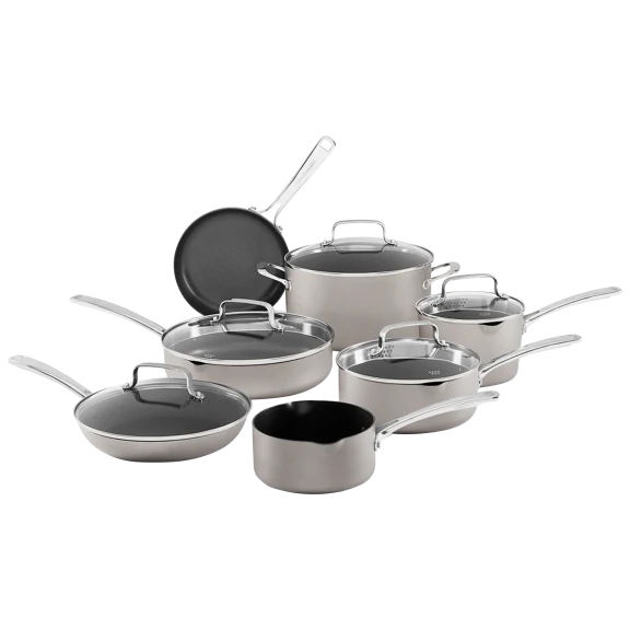 KitchenAid 12-Piece Nonstick Anodized Aluminum Cookware Set