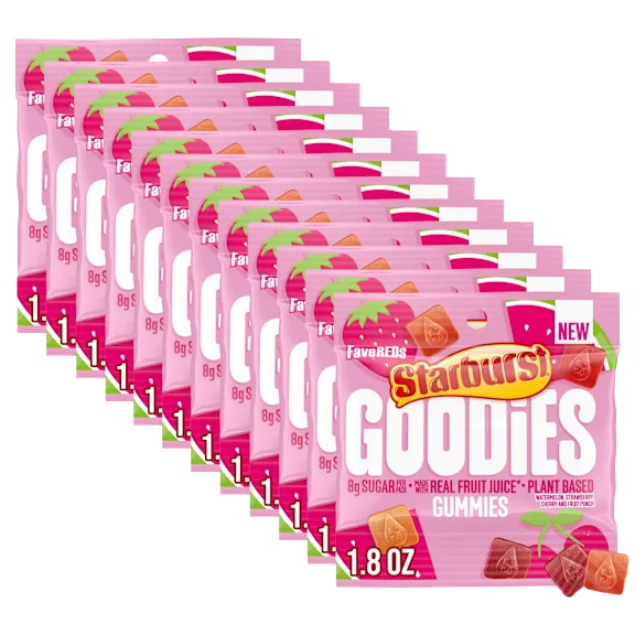 12-Pack: Starburst Goodies FaveREDs Gummies