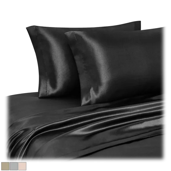 Marquis By Waterford Charmeuse Satin Sheet Set