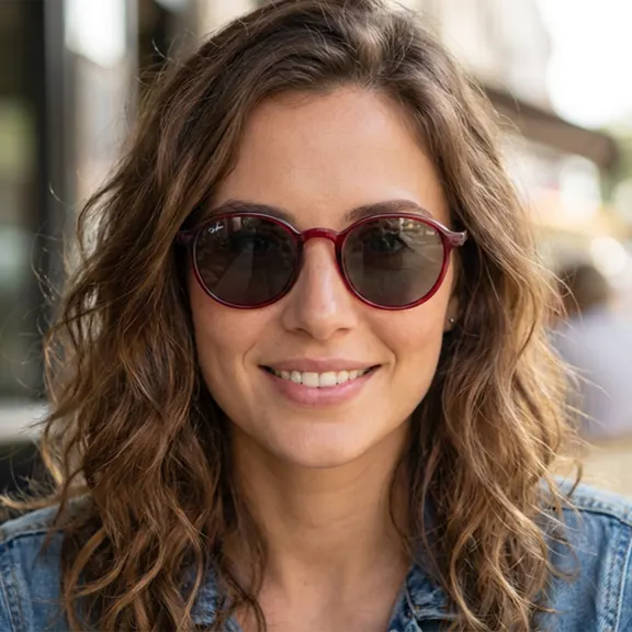 Bertha Paris Gafas de Sol Redondas Polarizadas para Dama