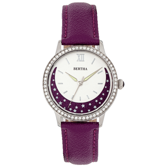 Bertha Dolly Leather Band Watch