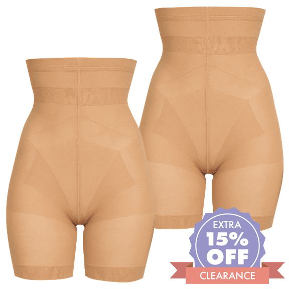 2-Pack: Rachel Lily Waist & Thigh Slimming Shaper