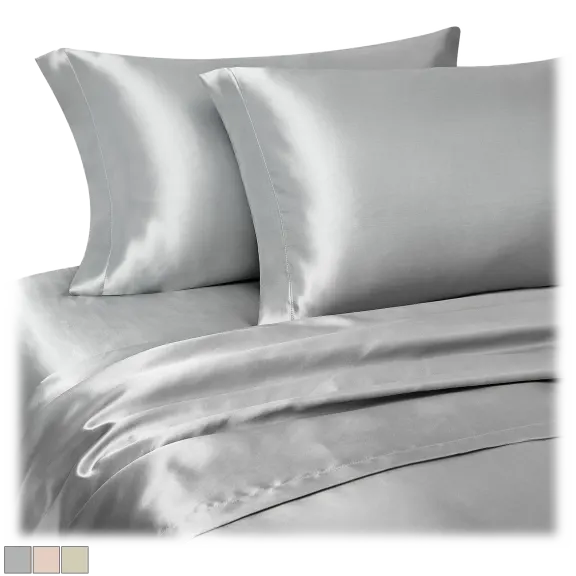 Marquis by Waterford Jennet 4 Piece Satin Sheet Set