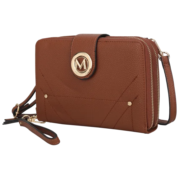 MKF Collection Sage Cell Phone & Wallet Crossbody Bag by Mia K.