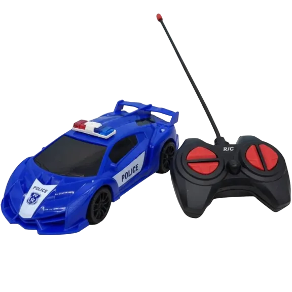 Infinite Basics 4-Direction RC Toy Car with Light-Up All-Around Driving