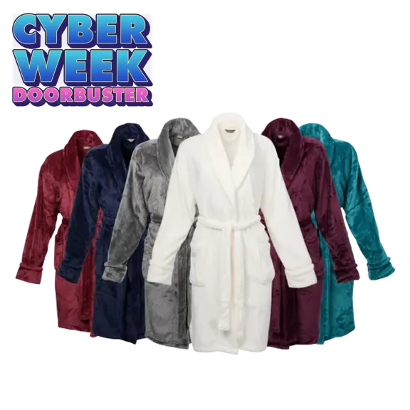 Ardour Plush Velvet Robe