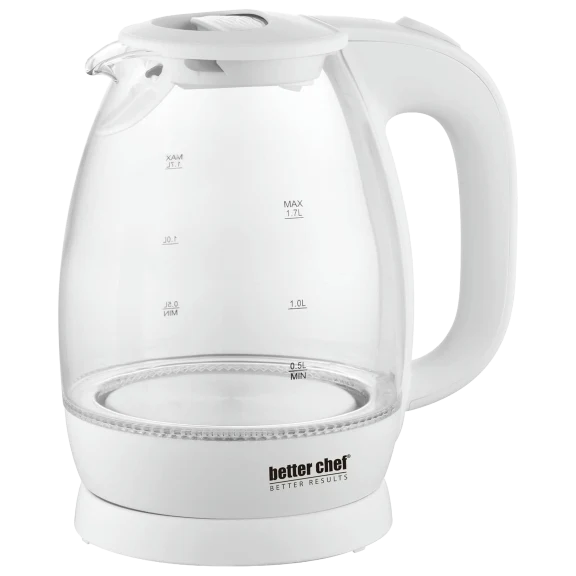 Better Chef 1.7-Liter Glass Cordless Kettle