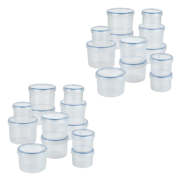 Lock n Lock Easy Essentials 48-Piece Twist Food Storage Set