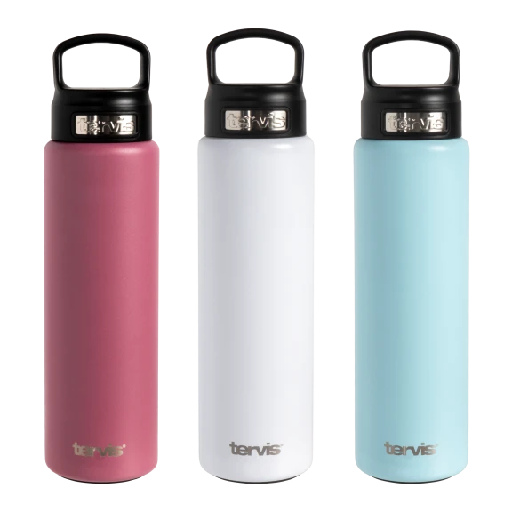 3-Pack: Tervis 24oz Triple Insulated Stainless Steel Tumblers