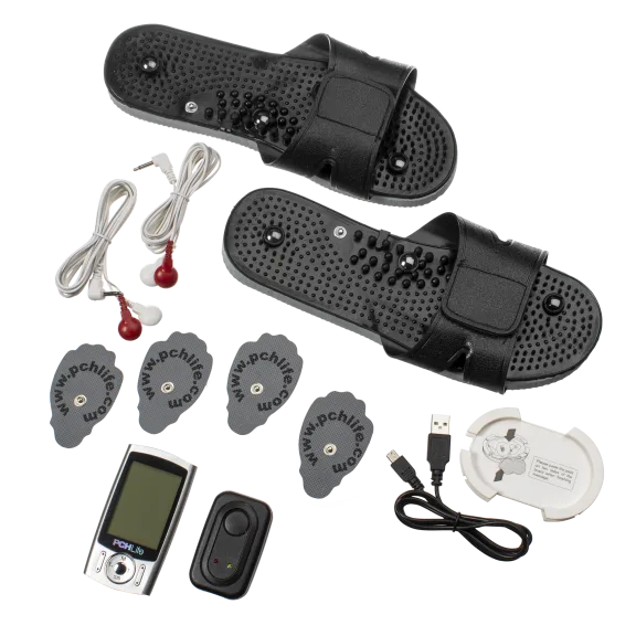 PCHLife 16-Channel TENS Electrotherapy Massager with Slippers
