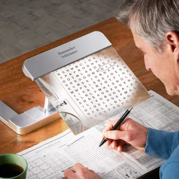 The Full Page Illuminated Desktop Magnifier