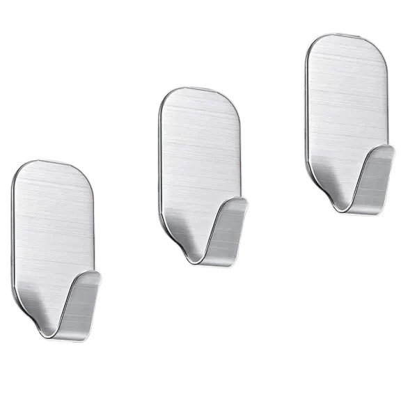 3-Pack: Krediz Stainless Steel Adhesive Multiuse Wall Hanger