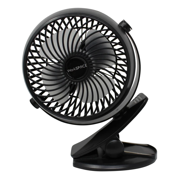 WorkSpace LuxBreeze Rechargeable Cordless Portable Fan