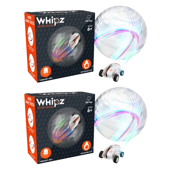 2-Pack: USA Toyz Whipz Micro Racers Toy Cars