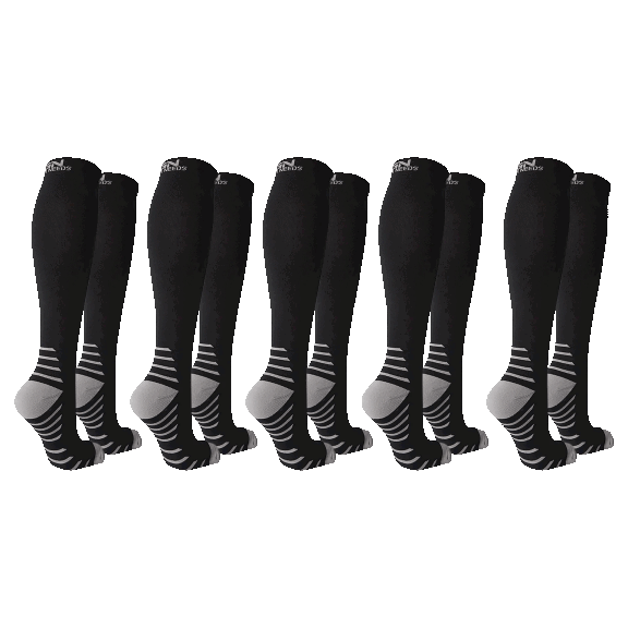 5-Pack: GymNeeds Compression Socks
