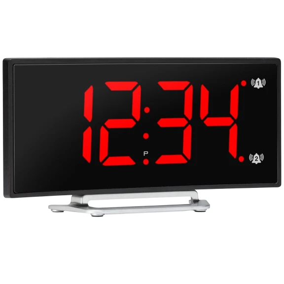 Marathon Dimmable Curved Display LED Clock
