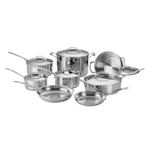 Cuisinart 14-Piece Stainless Steel Cookware Set