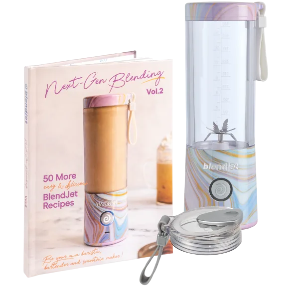 Blendjet 2 Portable Blender with Drinking Lid & Recipe Book