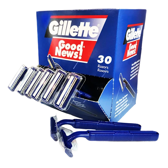 30-Pack: Gillette Good News! Disposable Razors