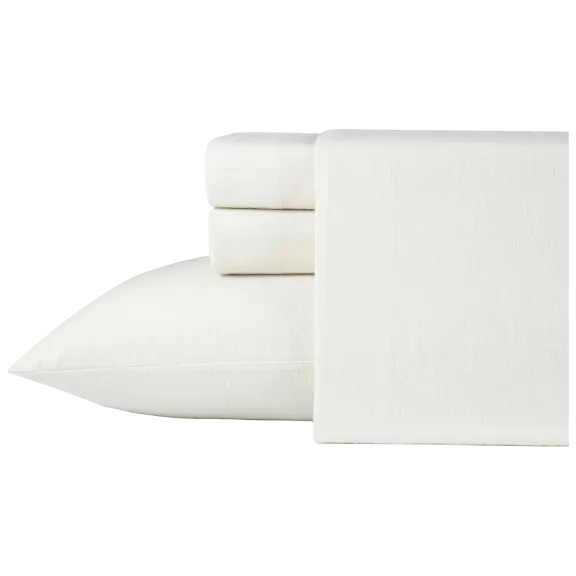 Kathy Ireland 100% Turkish Cotton Solid Flannel Sheet Set