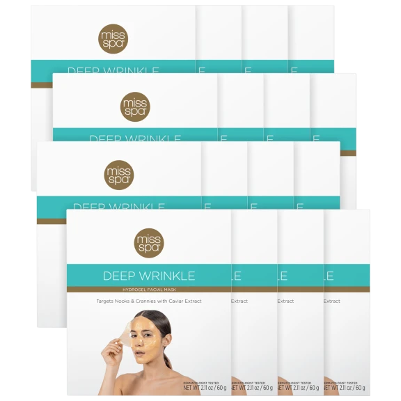 16-Pack: Miss Spa Deep Wrinkle Hydrogel Facial Mask
