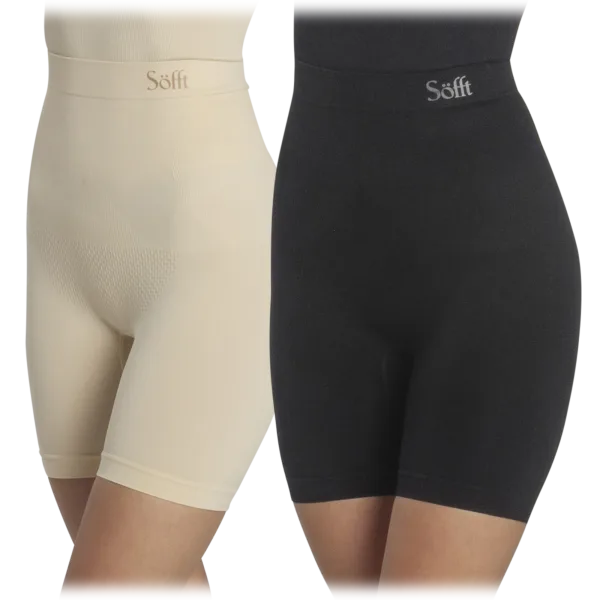 2-Pack: Sofft Compression Mid-Thigh Short