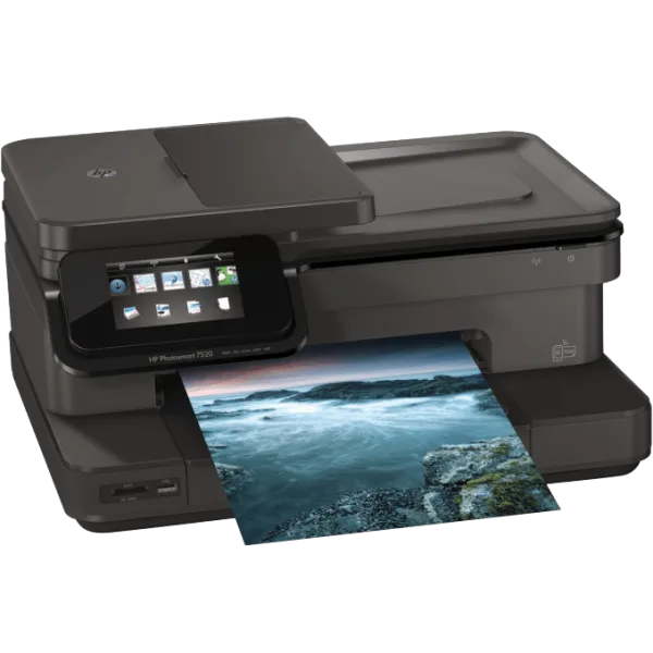 HP Photosmart 7520 Wireless eAIO Color Printer (Refurbished)