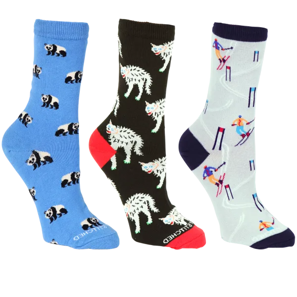3-Pack: Unsimply Stitched Women's Dress Socks
