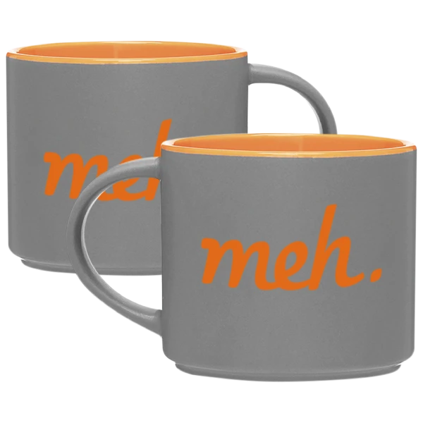 2-Pack: Meh 16oz Mug