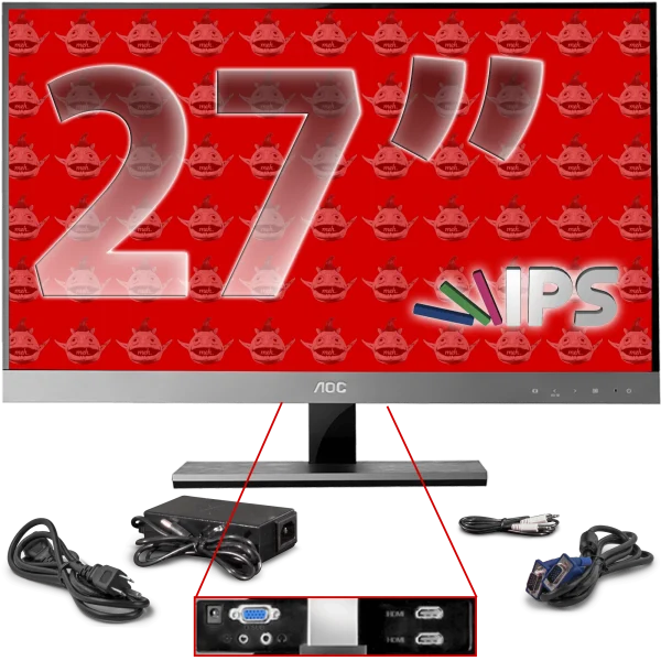 22" - 27" AOC Monitors (Refurbished)