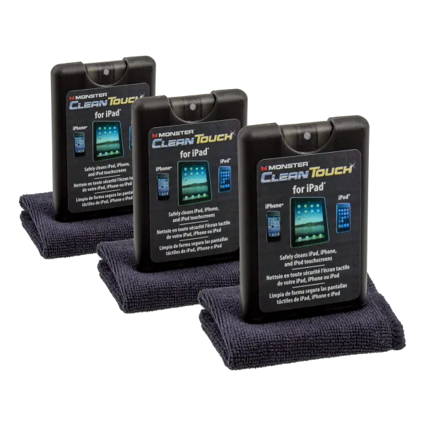 3-Pack: Monster Cleantouch Spray for Portable Devices