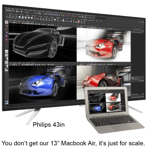AOC & Philips 4K Monitors (Refurbished)