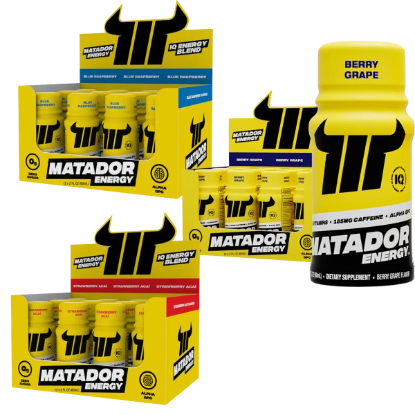 36-Pack: Matador Energy Shots Variety