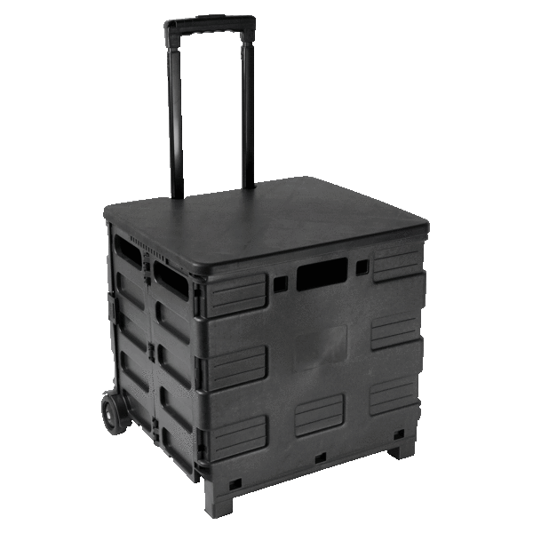 Home 365 Collapsible Multi-Purpose Rolling Crate Cart