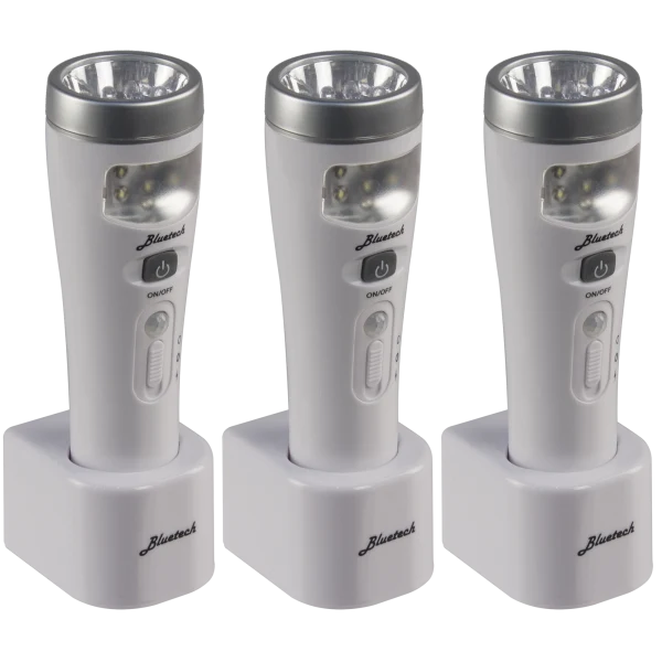 3-for-Tuesday: Bluetech LED Rechargeable Flashlight w/ Motion Detection