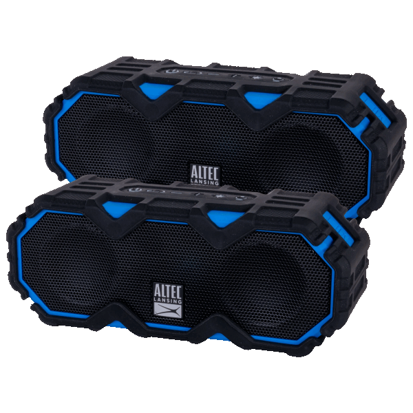 2-Pack: Altec Lansing Waterproof Bluetooth Speakers (Refurbished)