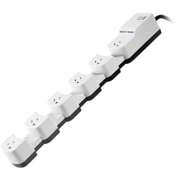 Expanding Surge Protector with 12-Foot Cord