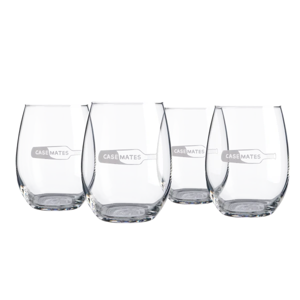4-for-Tuesday: Casemates Stemless Glasses & two $8 Coupons