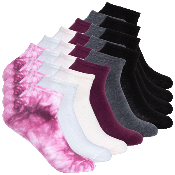 24-Pack: Steve Madden or Laundry by Shelli Segal Low Cut Socks