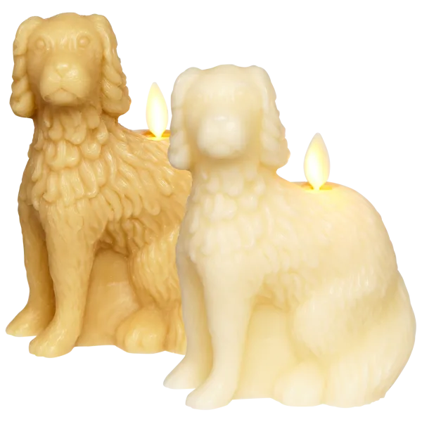 Luminara Flameless Dog-Shaped Candle