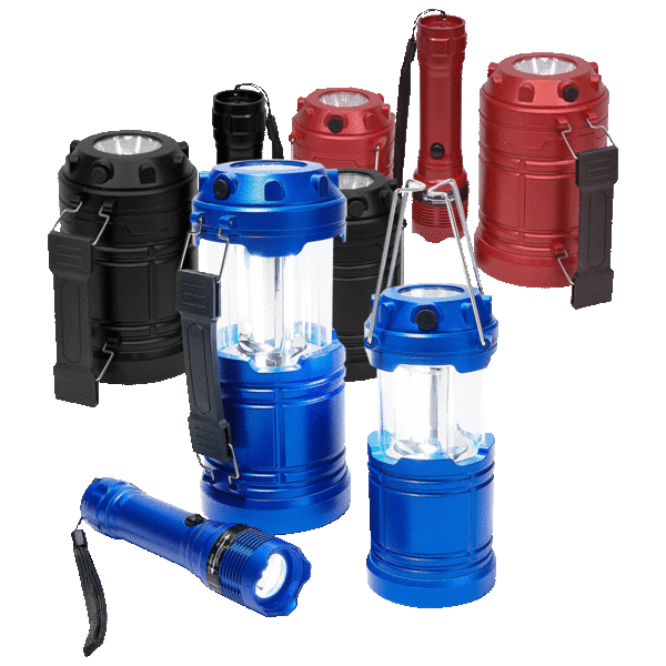 9-Piece: SecureBrite Ultimate Flashlight and Lantern Bundle