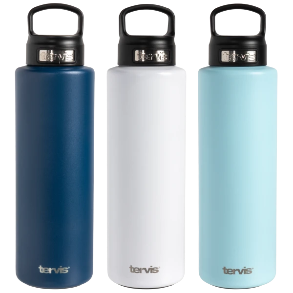 3-Pack: Tervis 40oz Stainless Steel Triple Walled Insulated Tumblers