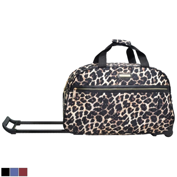 Adrienne Vittadini Quilted Duffel On Wheels