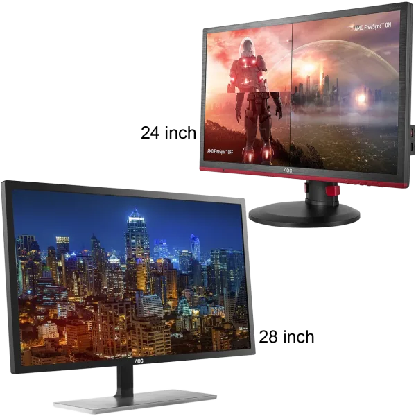 AOC 24" or 28" FreeSync Monitors (Refurbished)