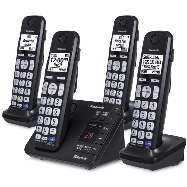 Panasonic 4-Handset Link2Cell Cordless Phone (Refurbished)