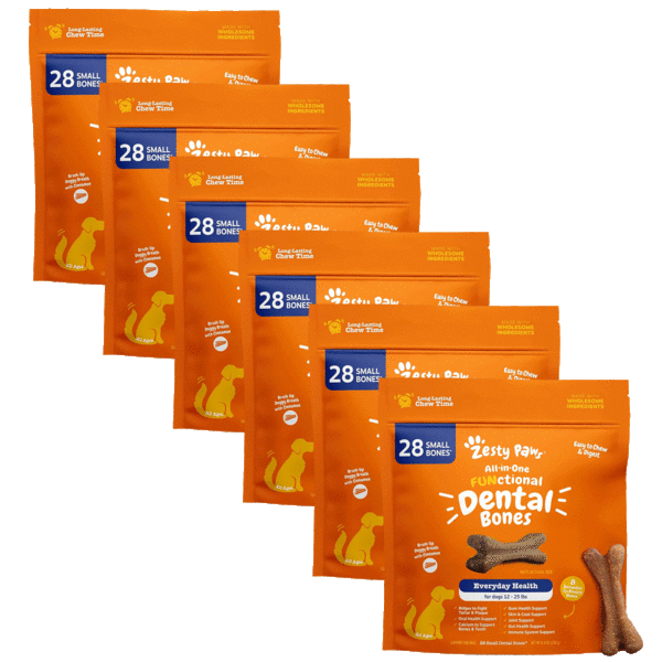 6-Pack: Zesty Paws Orastix & All-In-One Dental Bones