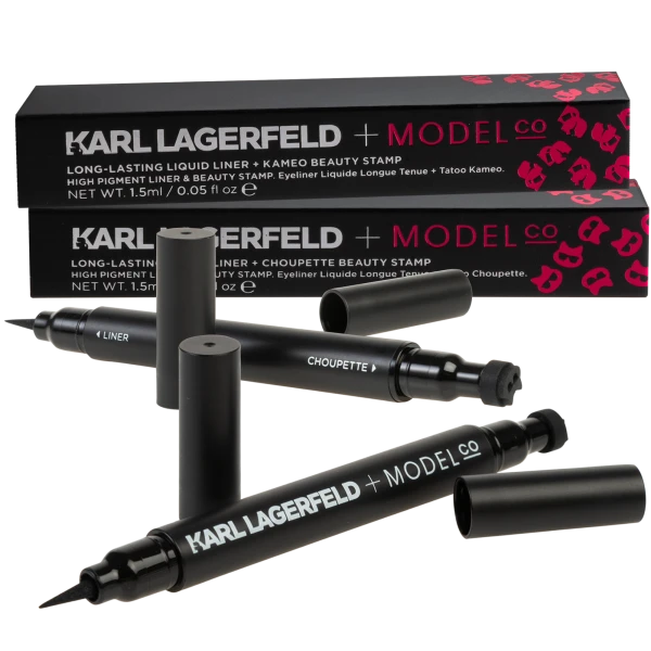 2-Pack: Karl Lagerfeld + ModelCo Double-Ended Liquid Liner