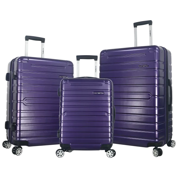 Olympia USA Lancer Plus 3-Piece Expandable Hardside Luggage Set
